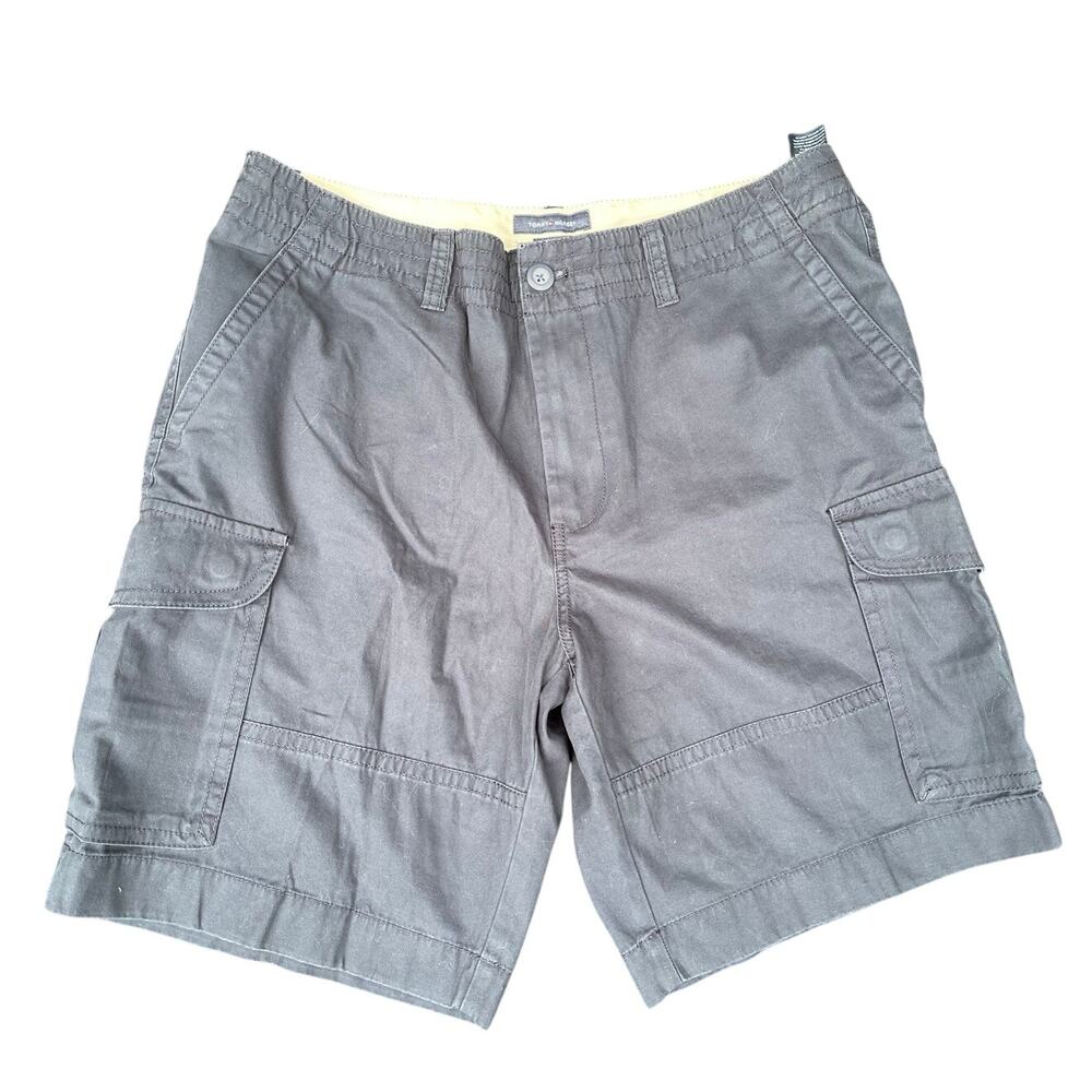 Mens Tommy Hilfiger Blue Cargo Chino Short 10" Inseam size 36 W